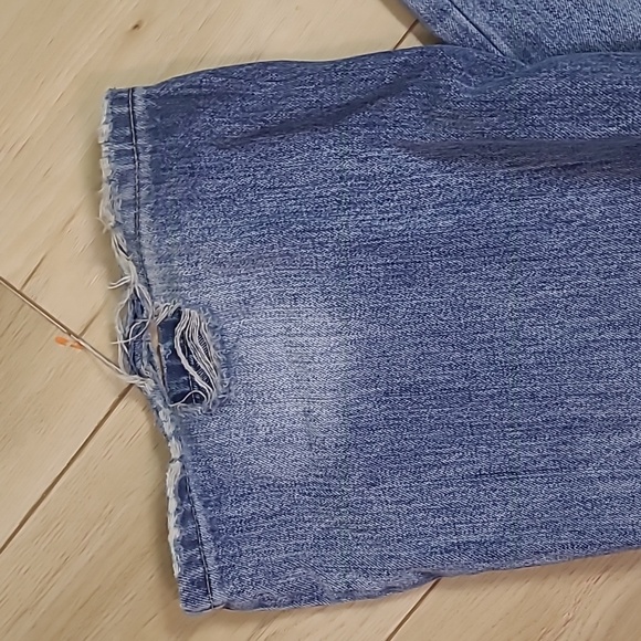 KanCan Light Blue High Rise Flaire Distressed Boyfriend Jeans 9/28 - Picture 4 of 9